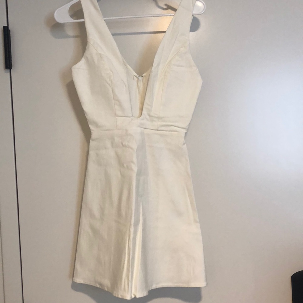 Lulu's deep V cut mini dress